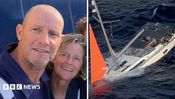 Watch: Couple describe relief at rescue after whale destroys their yacht