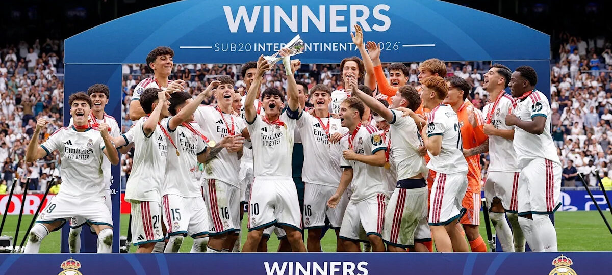 Real Madrid youth team win the U20 Intercontinental Cup after chaotic final