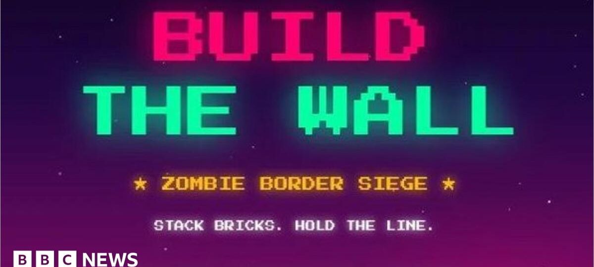 White House pulls Tetris-style 'Build The Wall' game after copyright concern