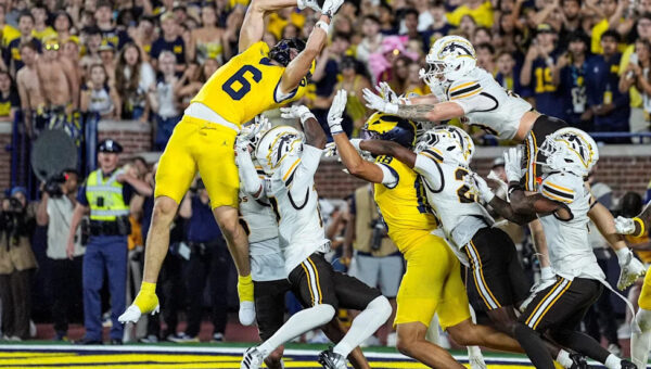 Will Big Ten fine Michigan for storming field? Conference rules, explained