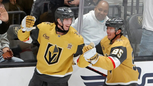 Eichel hits 700 points as Golden Knights beat Blackhawks in Ryan Craig’s first game behind the bench