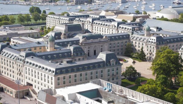 Inside the world's largest college dorm, a 1.4 million-square-foot Naval Academy building with over 4,600 beds and its own ZIP code