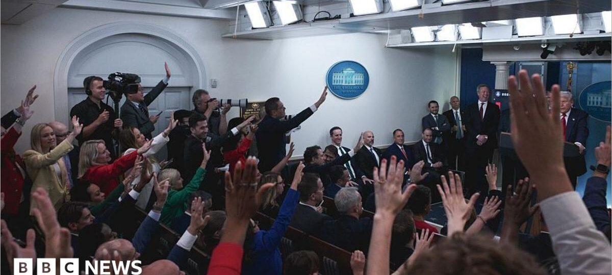 Journalists report being denied White House access after Trump bans some outlets