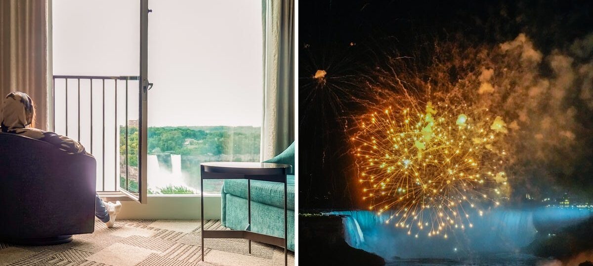 I spent $1,000 to stay in a hotel directly facing Niagara Falls. The room surprised me in 4 ways.