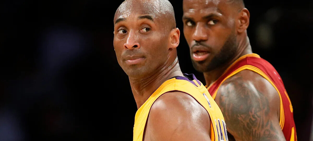 LeBron James-Kobe Bryant 1-of-1 autographed jersey patch card goes to auction after sitting in private collection for nearly 20 years