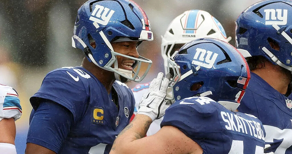 Jameis Winston made a tiresome Jaxson Dart joke after leading Giants to just 12 points