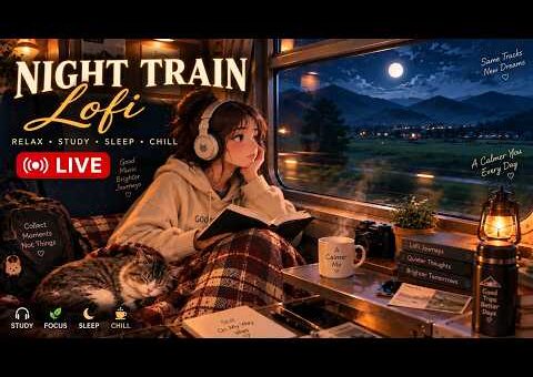 Cozy Night Train 🚆🌙 | Lofi Hip Hop Radio 🎧 Relax, Study, Sleep & Chill | 24/7 LIVE