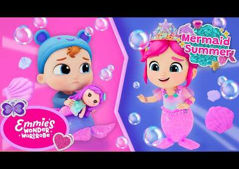 Pink VS Blue Mermaid Song! | Mermaid Summer! 🧜‍♀️☀️ | Emmie’s Wonder Wardrobe by Little Angel