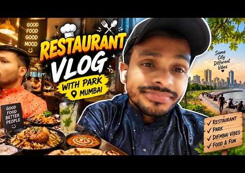 RESTAURANT VLOG 🍽️ + PARK MUMBAI 🌴 | Mumbai Mein Full Day Masti | Mumbai Vlog 2026