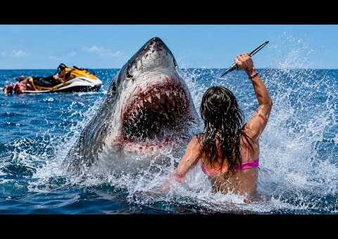 Great White Sharks || Hollywood Action Adventures Movies In English