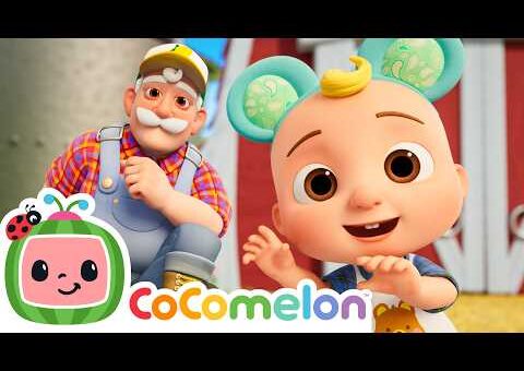 The Farmer in the Dell | Farm Animals Play Pretend | CoComelon Nursery Rhymes & Kids Songs