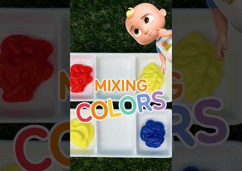 Mixing COLORS! 🌈🎨Let’s Play with JJ! #cocomelon #kids #shorts