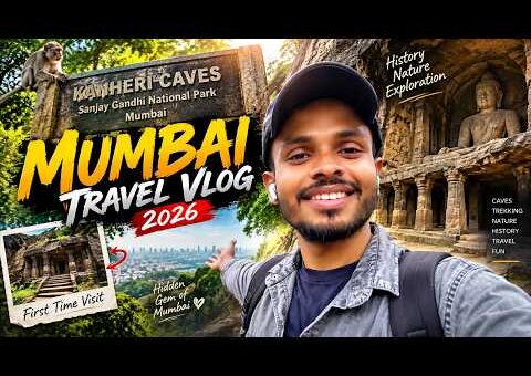 My First Visit to Kanheri Caves 😍 | Mumbai Travel Vlog 2026