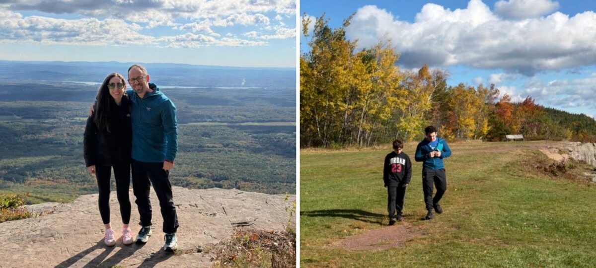 I make my kids skip school for a long weekend. I wish they had personal days so they didn't stress over it.