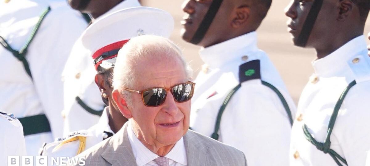 King acknowledges 'suffering of the past' as Caribbean tour begins