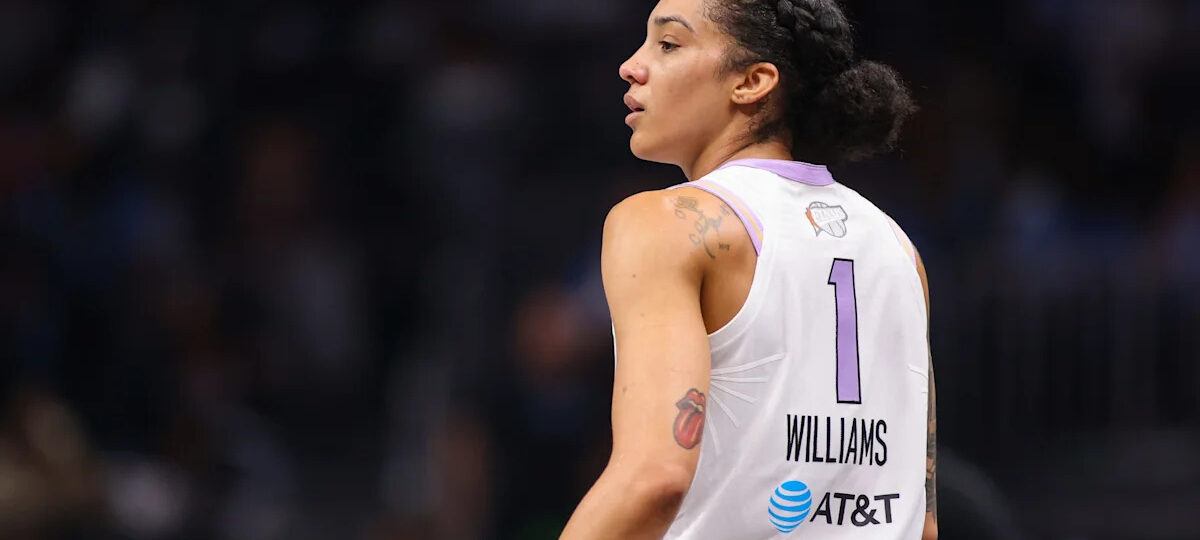 Gabby Williams had the perfect response to questions about WNBA Finals Game 6 start time