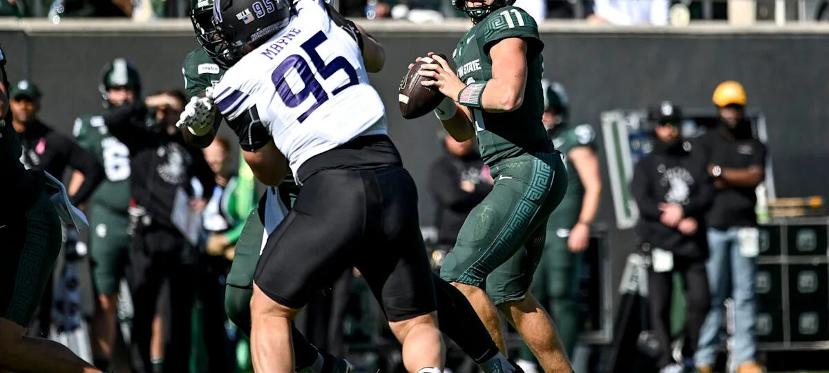 No. 25 Northwestern blocks Michigan State football's upset attempt