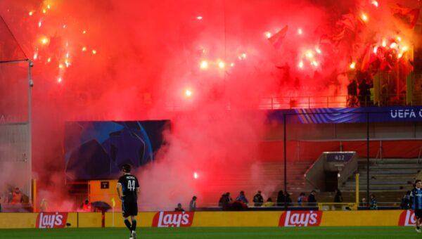 Lens fans banned from Anfield for Champions League clash with Liverpool after flares chaos