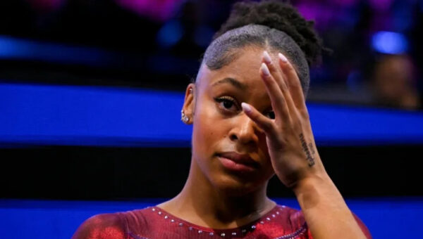 Blakely vaults out of the shadow of Biles for all-around world title