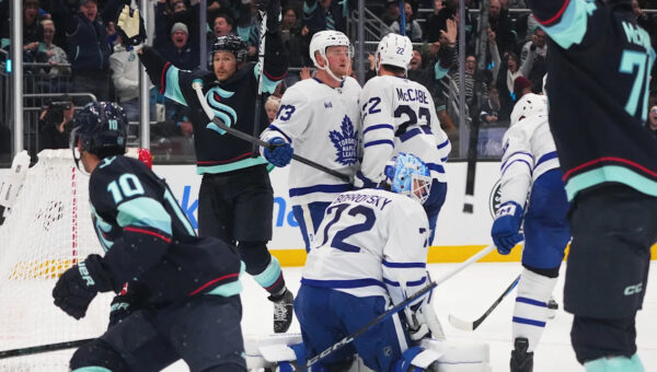 Kraken outlast Maple Leafs 5-4 to spoil No. 1 overall pick Gavin McKenna’s big game