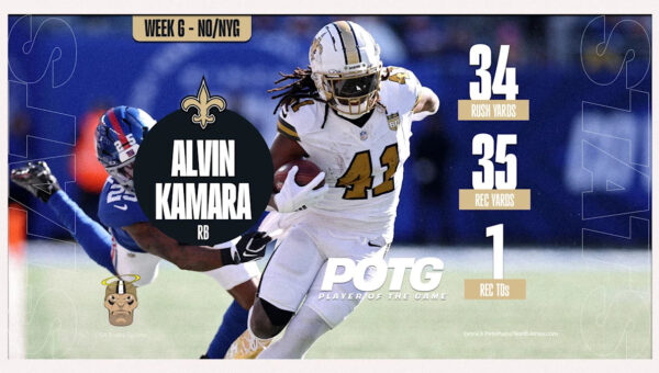 Game Balls from Saints’ thrilling Week 6 win against the Giants