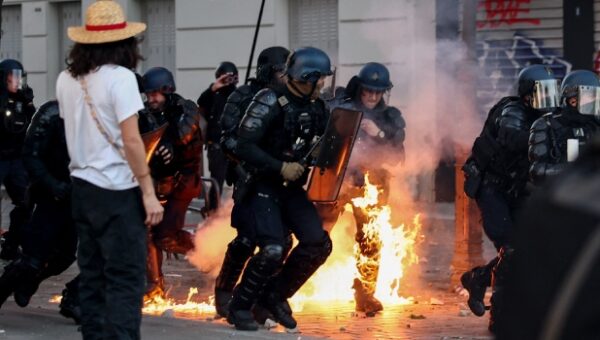 Clashes Erupt In France As Thousands Protest Cost Of Living, Inequality