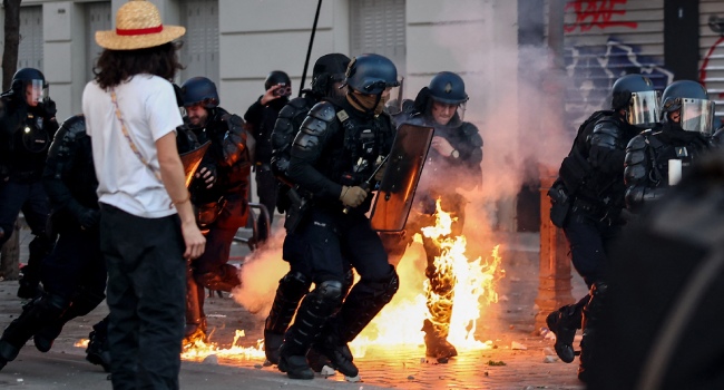 Clashes Erupt In France As Thousands Protest Cost Of Living, Inequality