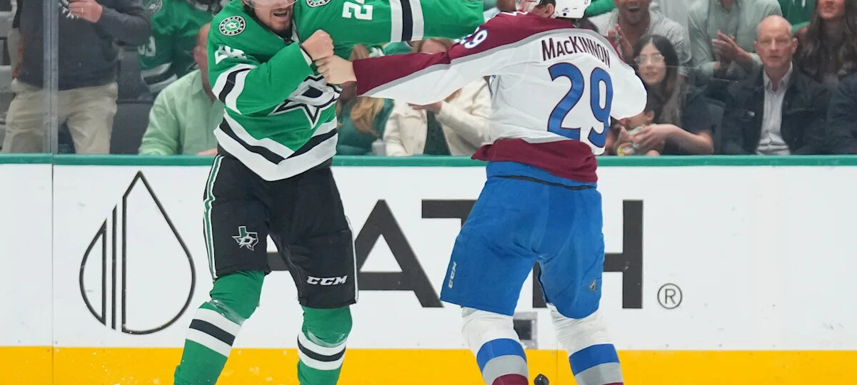 Martin Necas has 2 goals to lead the short-handed Avs past the Stars, 3-2