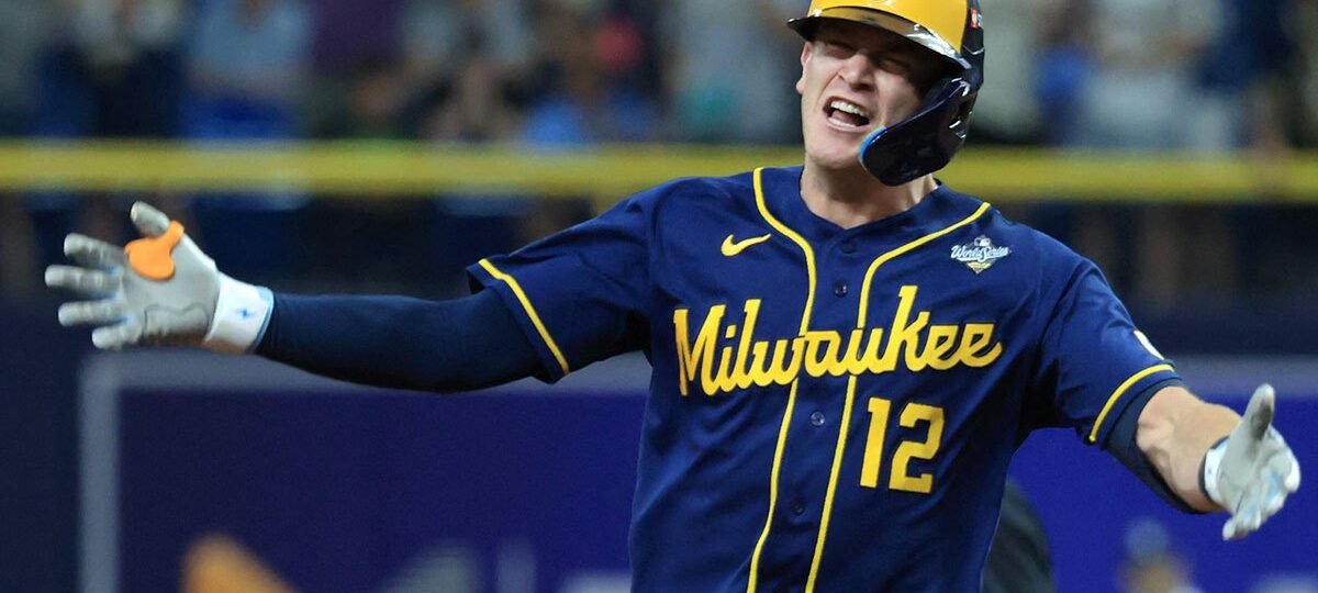 Brewers rookie Cooper Pratt has fan moment with Ken Griffey Jr. before World Series Game 5