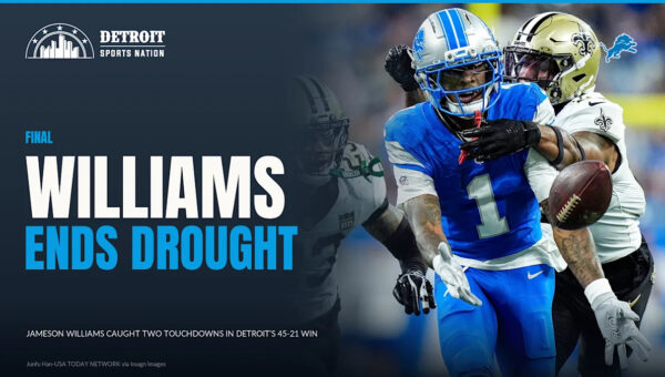 Jameson Williams Ends Drought With a Career First