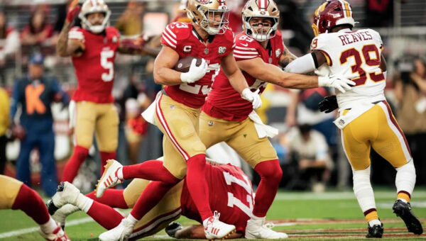 49ers nearly let 6-0 slip away in 23-17 win as Commanders' comeback falls short