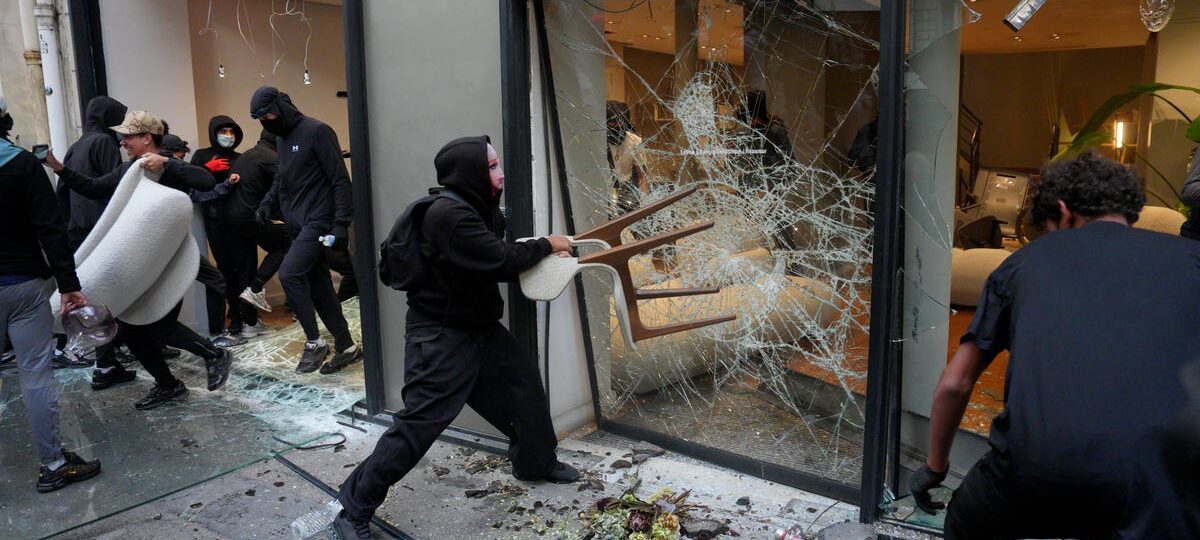 Resale website including Vinted are flooded with 'stolen' goods in the wake of French looting
