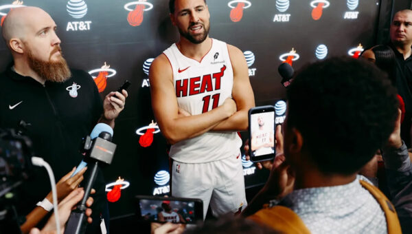 ‘Major cringe…’ NBA fans have lots to say after Klay Thompson’s 0-point preseason Miami Heat debut