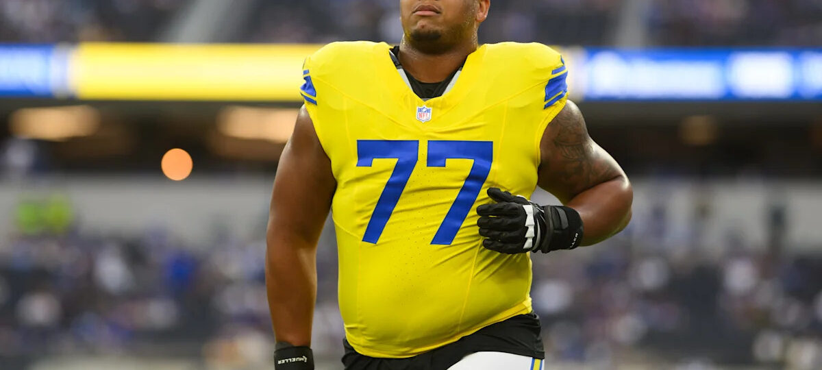 Rams lineman Alaric Jackson has suspension reduced to 1 game for punching Bills' Chubb