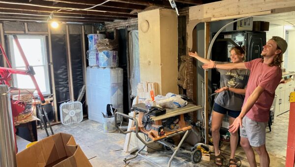 We're renovating our first house while living in it. Over the past year, we've lost our minds.