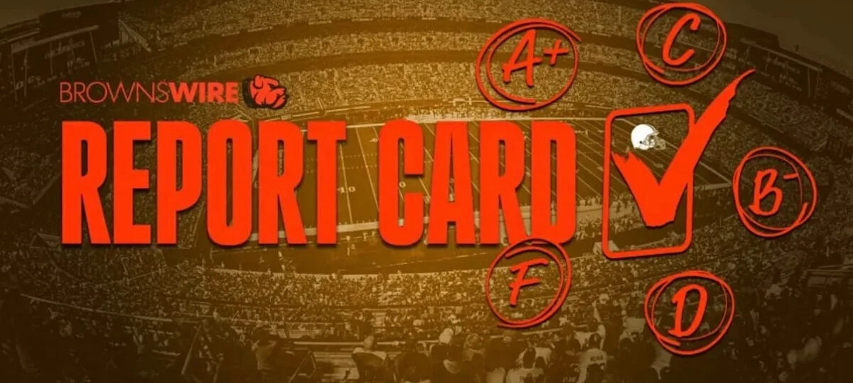 Report Card Grades from the Browns' Week 6 win over the Ravens