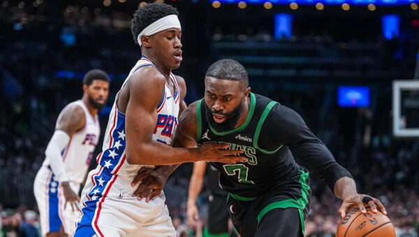 A VJ Edgecombe-Jaylen Brown bromance is rapidly forming for the 76ers