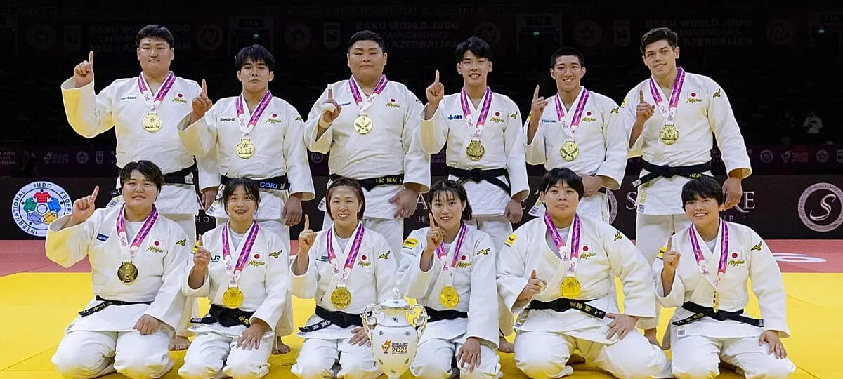 Judo: Japan reclaim mixed team world title with eighth gold in Baku