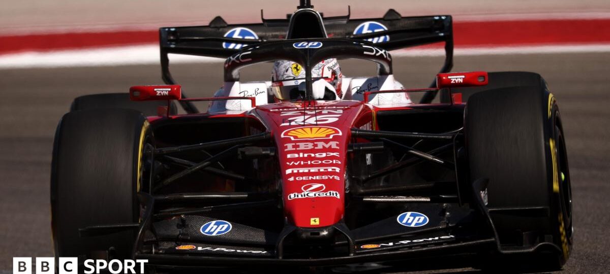 Leclerc sets Austin practice pace from Verstappen