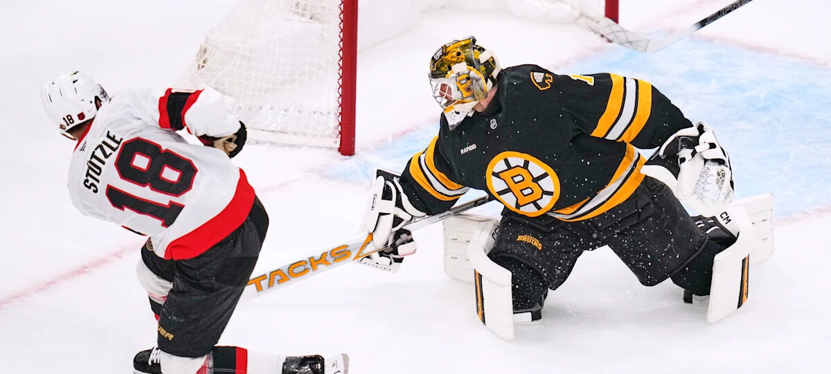 Stutzle's 3-point game, Ullmark and Ersson power Senators to a 4-1 win over Bruins