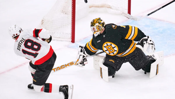 Stutzle's 3-point game, Ullmark and Ersson power Senators to a 4-1 win over Bruins