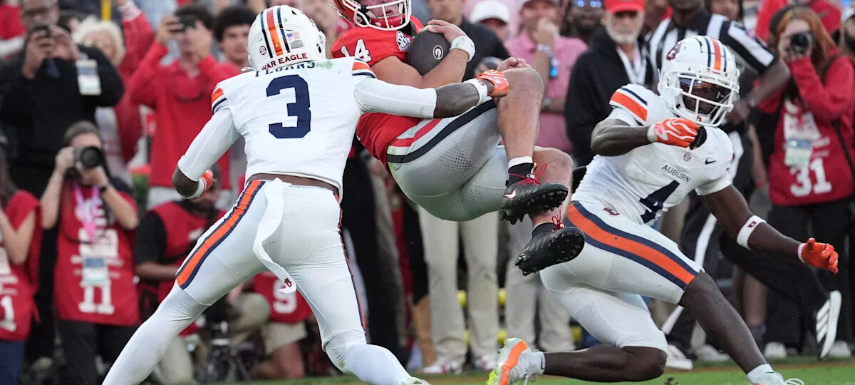Where is Georgia football in the latest US LBM Coaches Poll?