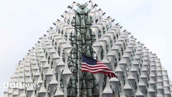 Worker at US embassy in London investigated over abuse images is senior Air Force member