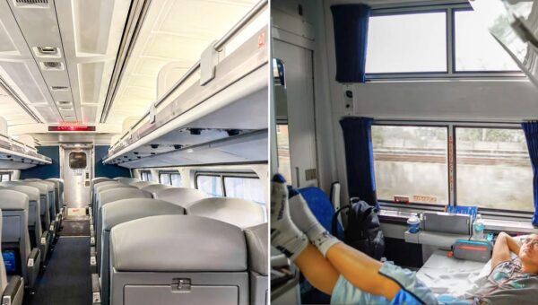 I've spent 154 hours on Amtrak trains in 5 different classes, from coach to bedrooms. The best deal was a premium cabin.