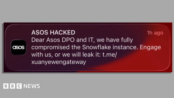 What can I do to protect myself after ‘Asos hacked’ message?