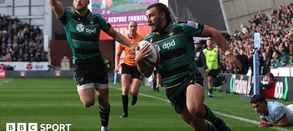 Northampton outgun Bath in 119-point thriller