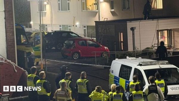 Armed police swoop as man, 61, arrested for murder and woman in car crash dies