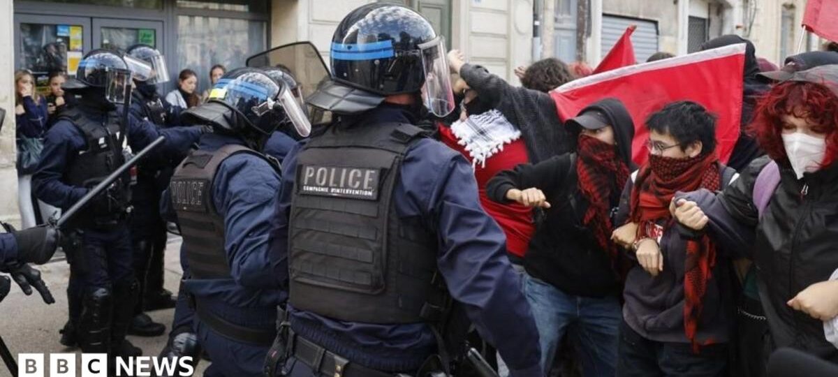 Riot police clash with students as education protests rage in France