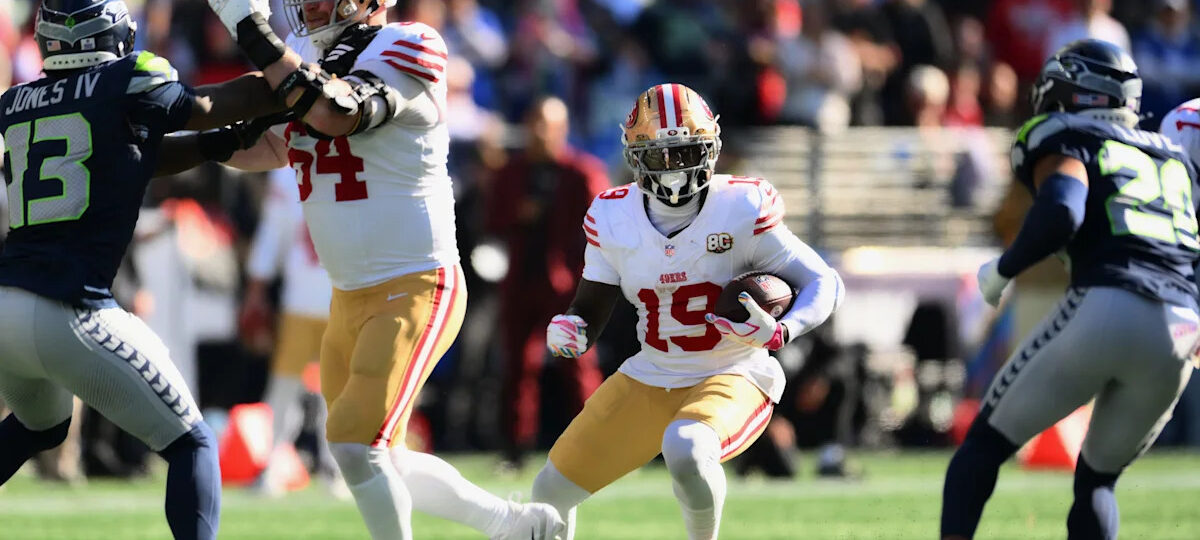 Deebo Samuel's day ends early in Week 5 against Seahawks