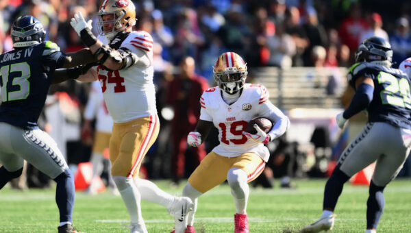 Deebo Samuel’s day ends early in Week 5 against Seahawks